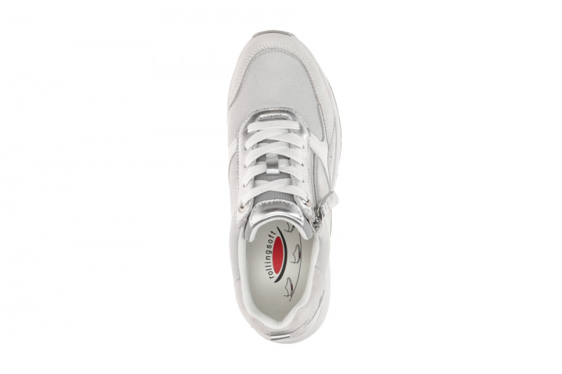 Gabor RollingSoft Schuhe weiß silber 86.877.62