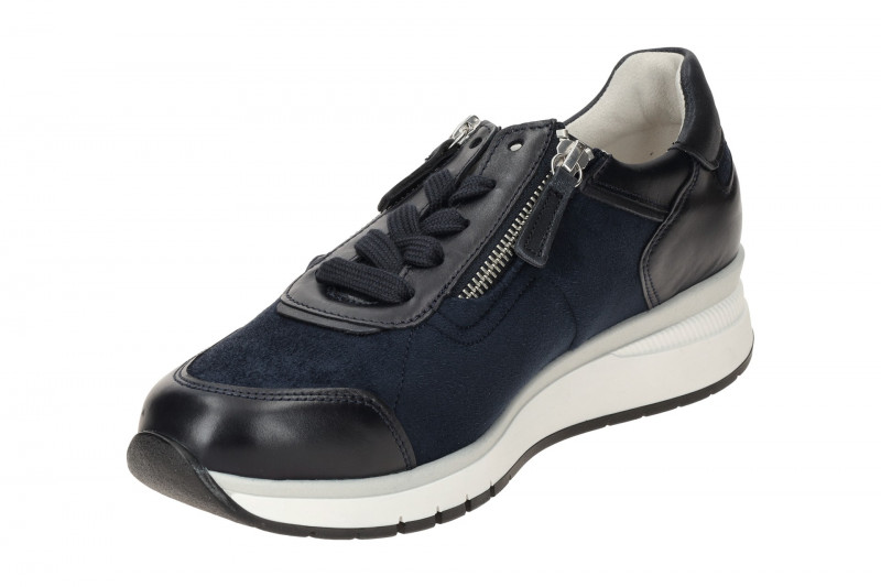 Gabor comfort Schuhe Sneaker blau K-Weite 46.308.66