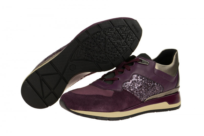 Geox Shahira Schuhe lila rot D62N1B