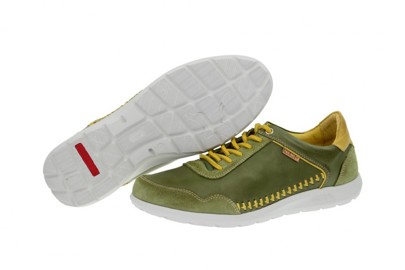 Pikolinos Sydney - Herren Sneaker - olive grün gelb