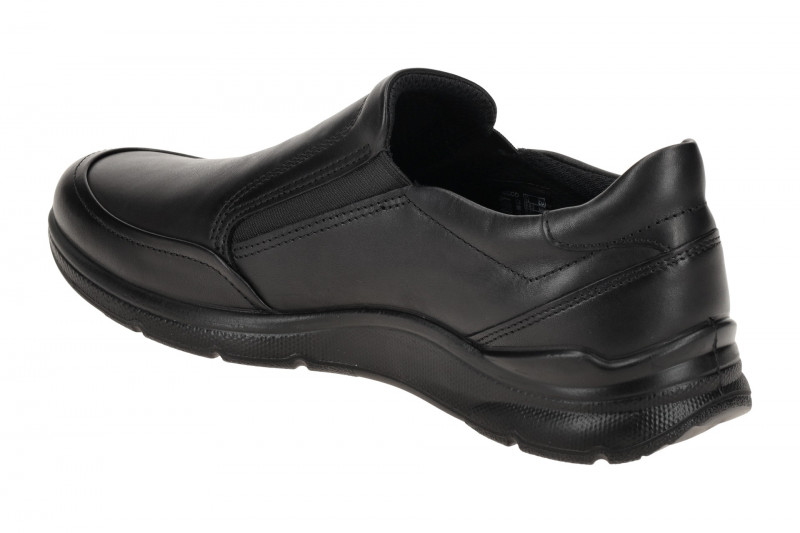 Ecco Irving Schuhe Slipper schwarz Glattleder