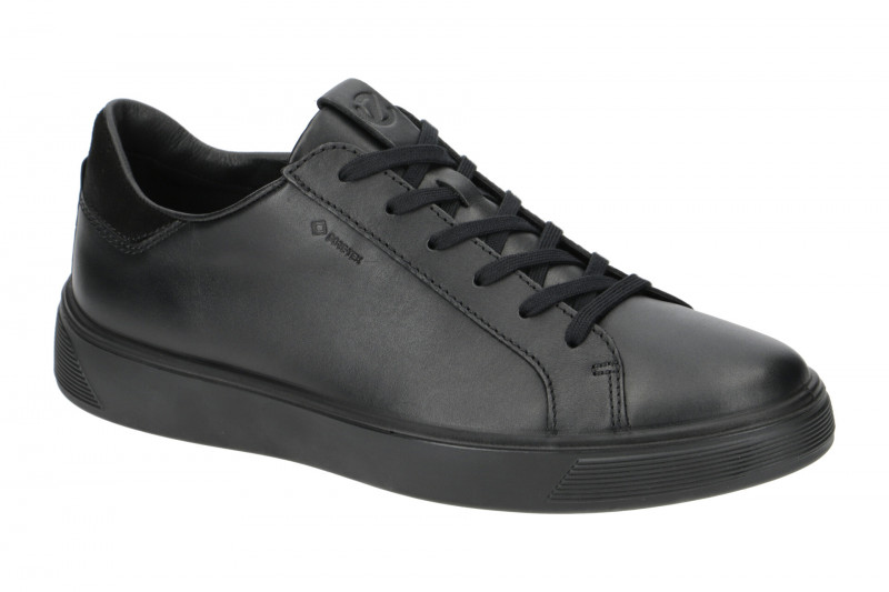 ecco Street Schuhe Sneakers schwarz Gore-Tex