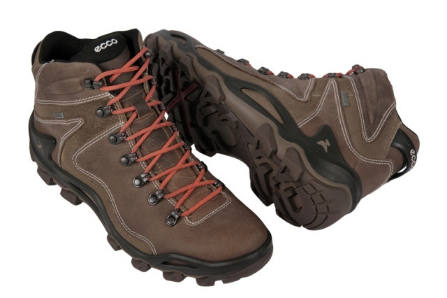 Ecco Terra VG in braun Yak-Leder Boots Gore-Tex