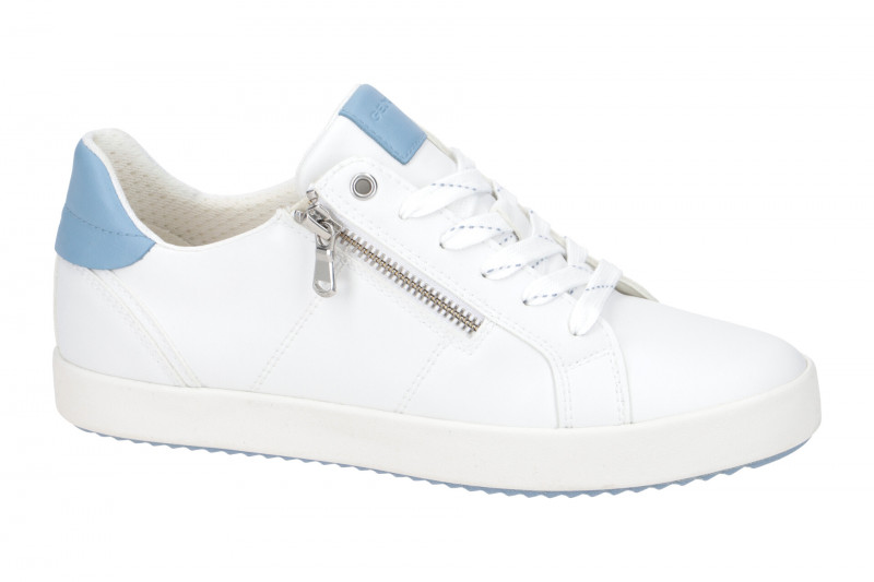 Geox Blomiee Schuhe Sneakers weiß hellblau D166HC
