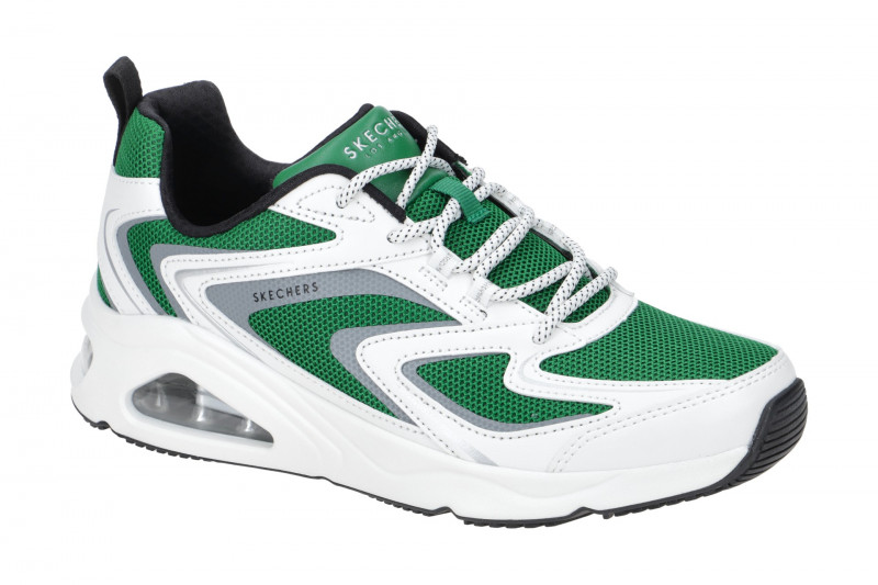 Skechers UNO Schuhe weiß grün Damen Sneakers 177424