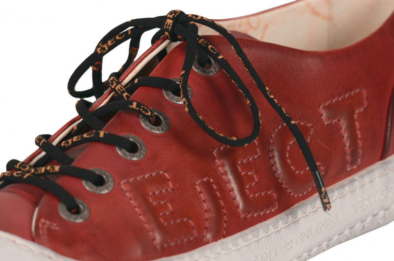 Eject Dass Sneaker in rot - E-11593/1