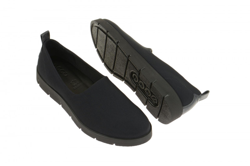 Ecco Bella Slipper schwarz Stretch