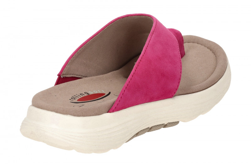 Gabor RollingSoft Pantolette pink Zehentrenner 66.812.21