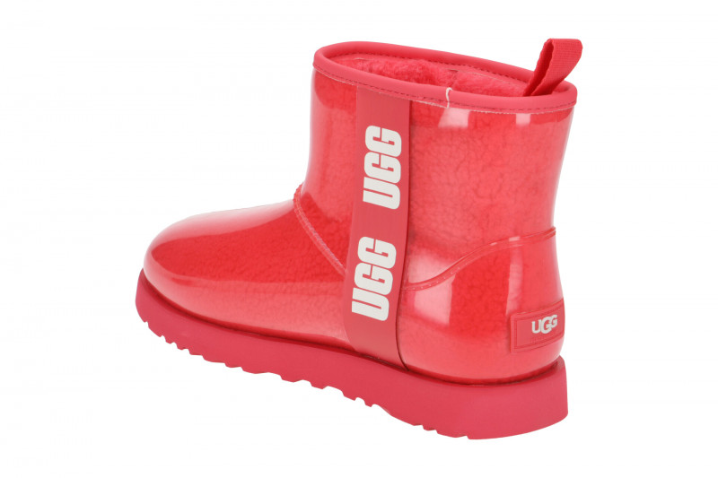 UGG Classic Clear Mini Stiefel pink hibiskus