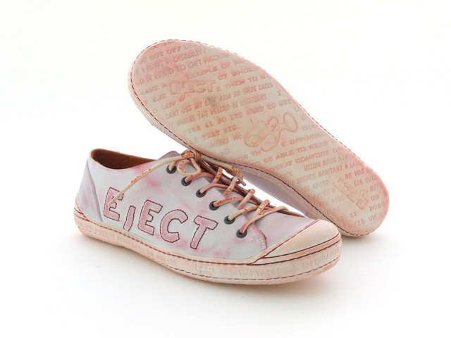Eject Dass Schuhe E-11207 Sneaker weiß pink