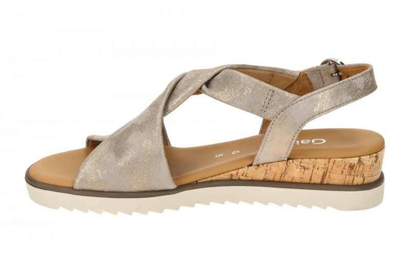 Gabor Genua Sandale grau metallic 82.751.95