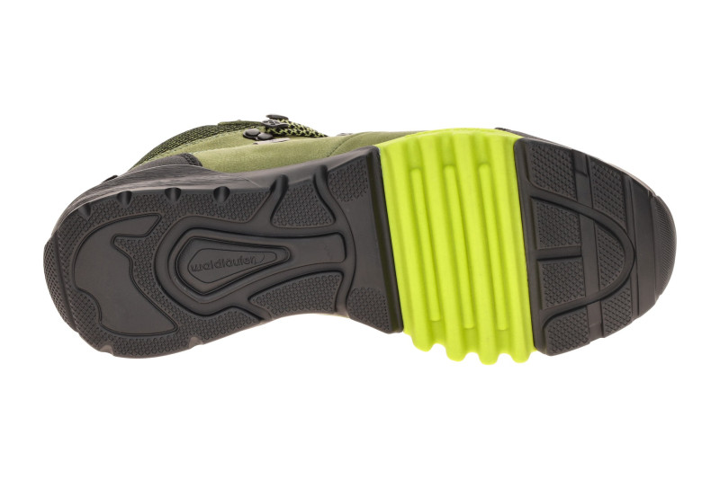 Waldläufer Amiata Stiefelette grün olive H-Weite wasserdicht