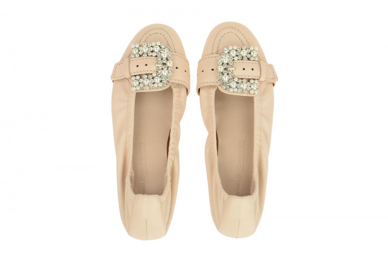 K&S Malu Ballerinas rosa crystal 10970