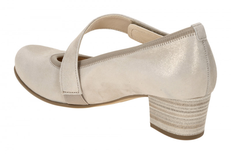 Gabor Pumps grau metallic H-Weite 66.149.14