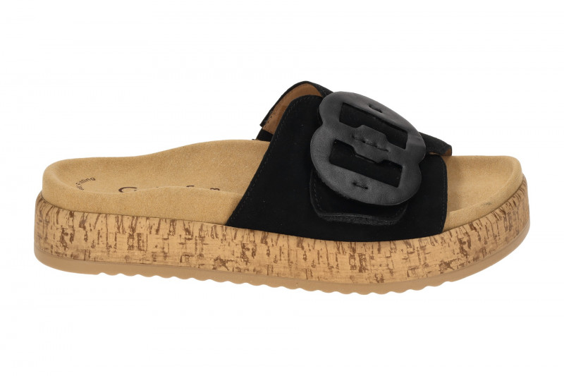 Gabor Plateau Pantolette schwarz 63.760.17