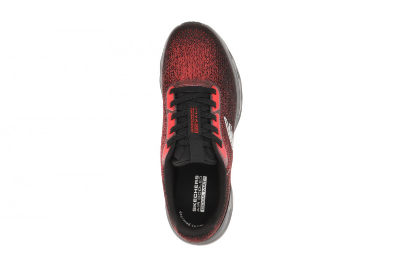 Skechers Go Walk Gliede Step Schuhe Slipper schwarz rot 217020