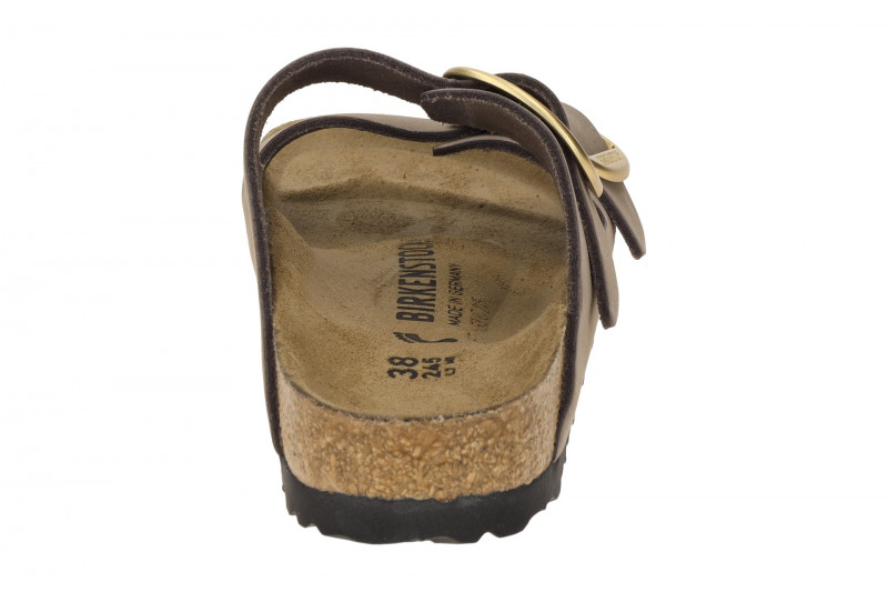 Birkenstock Arizona Big Buckle Pantolette lila Nubuck SCHMAL 1030528