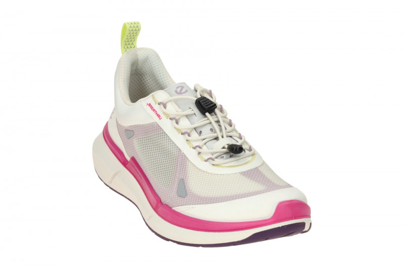 ecco Biom 2.2 Sneaker Schuhe weiß pink Damen Gummizug 830873