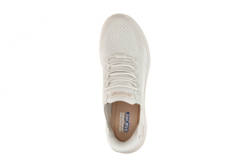 Skechers Bobs Squad 4 Sneakers Slipper weiß bronze SLIP-INS 117743
