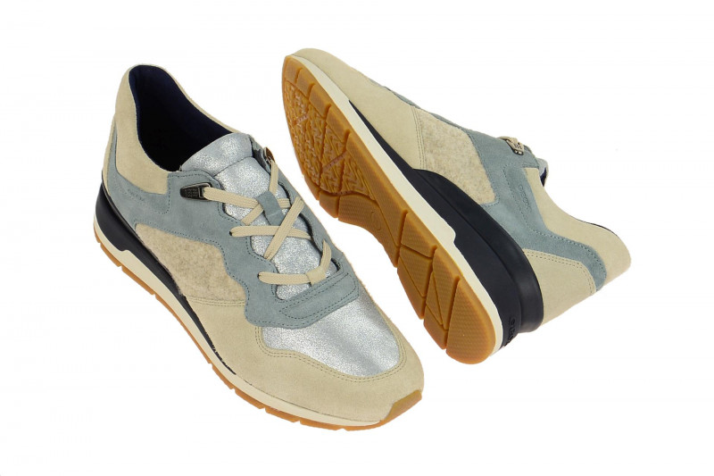 Geox Sneaker Schuhe Shahira beige blau