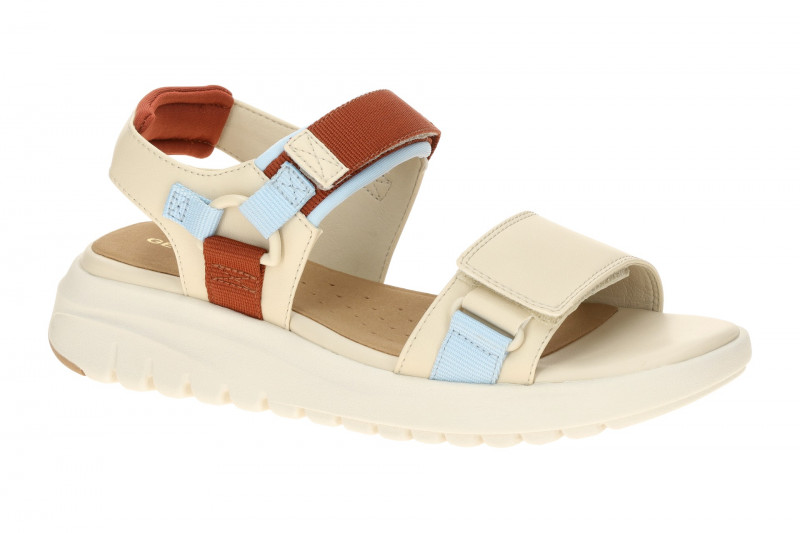 Geox Flextride Sandalen beige blau D65BSC