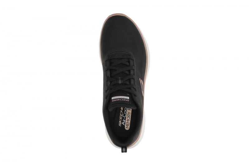 Skechers Flex Appeal Schuhe Sneaker schwarz rose gold 150217