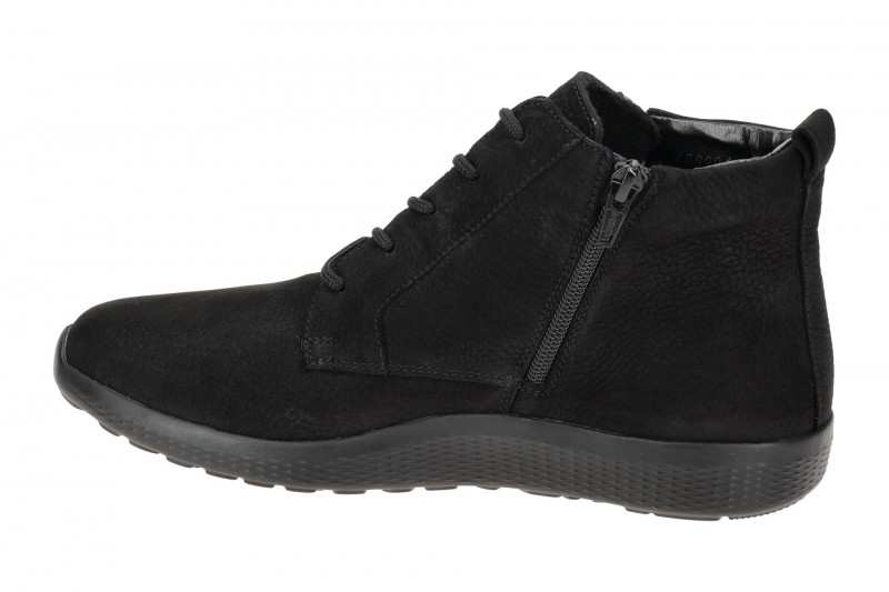 Waldläufer Ira Stiefelette schwarz Nubuck K-Weite