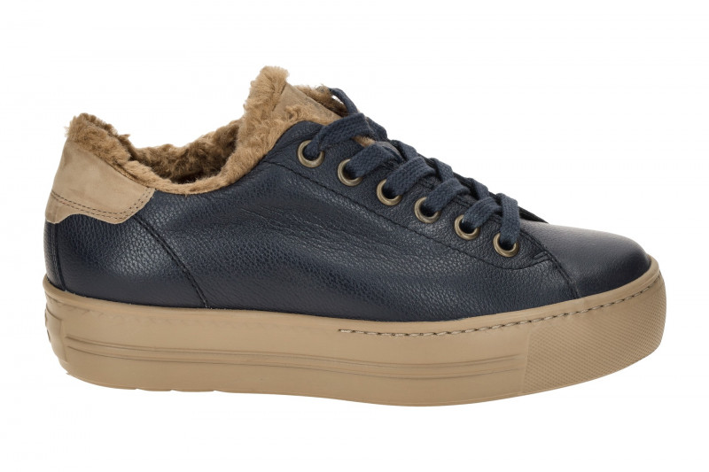 Paul Green Schuhe Sneaker blau braun Warmfutter 5171