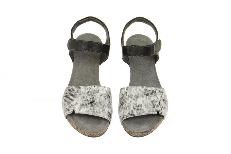 Think Traudi Sandale schwarz weiß 0-80573-08