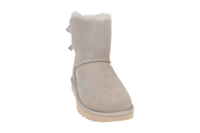 UGG Stiefel hellgrau goat Mini Bailey Bow II