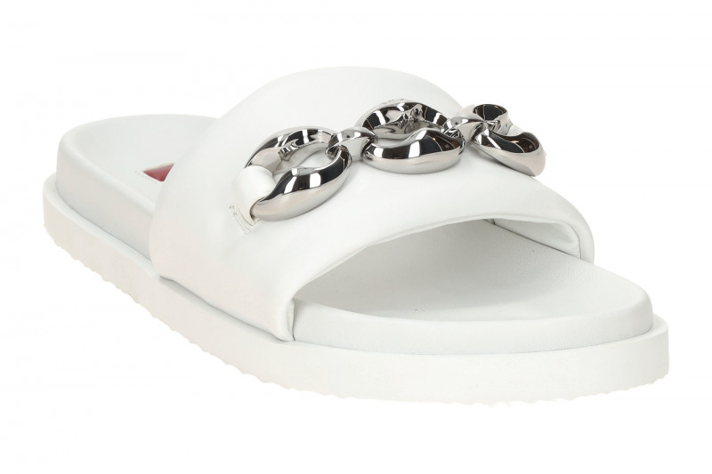 Högl Franka Pantolette weiß Kette 0810