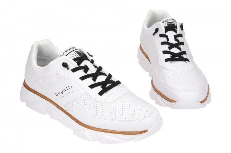 bugatti Lima Schuhe Sneakers weiß 93501