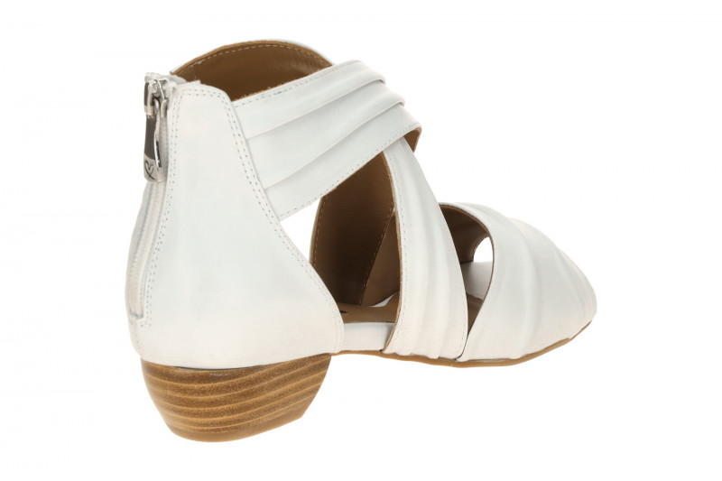 Everybody Jobas Sandalette weiß Glattleder