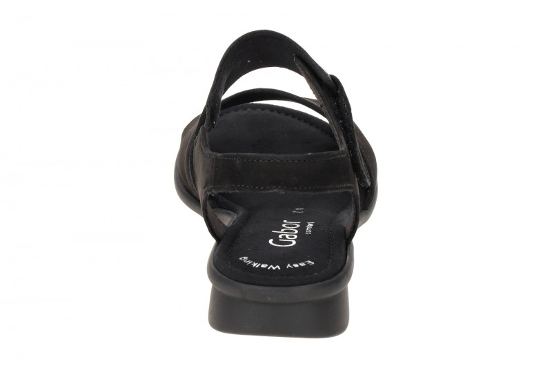 Gabor comfort Sandale schwarz Nubuck 66.063.47