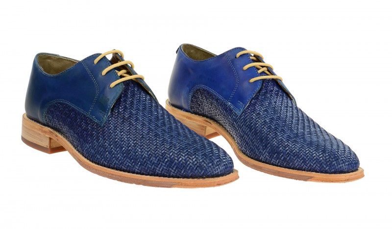 Gordon & Bros Schuhe Lorenzo blau flecht S160746