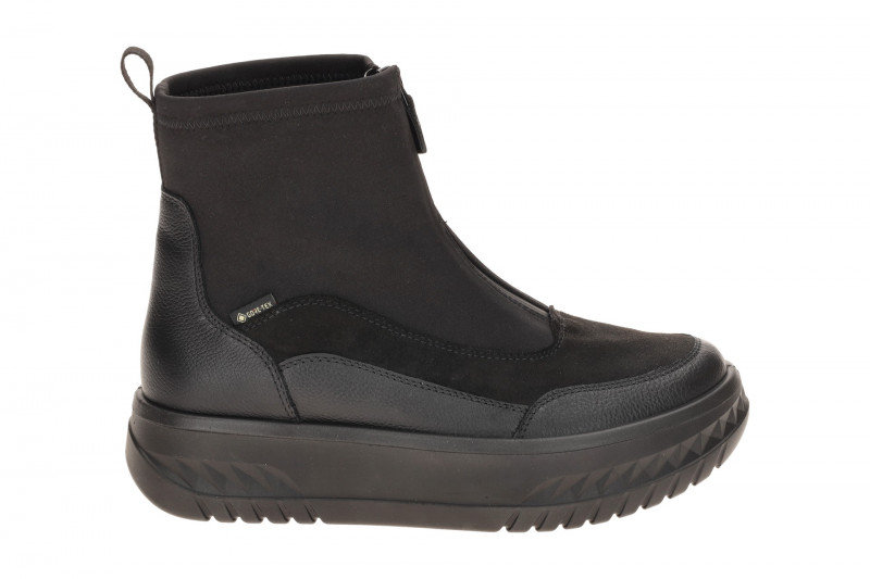 ARA Monaco Plateau Stiefelette schwarz H-Weite GORE-TEX