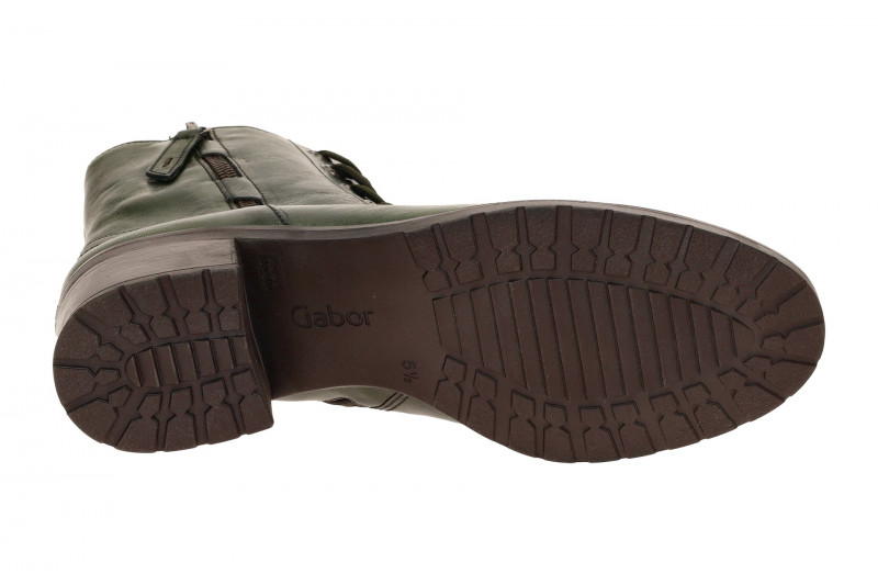 Gabor Comfort Stiefelette grün Lace up Boots Nappa 52.815.63