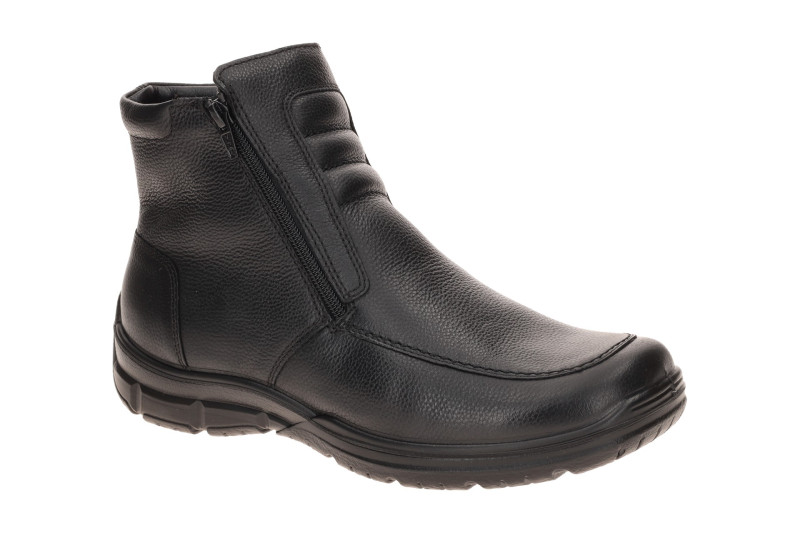 JOMOS Warmfutter Stiefelette schwarz H-Weite Lammfell 416501