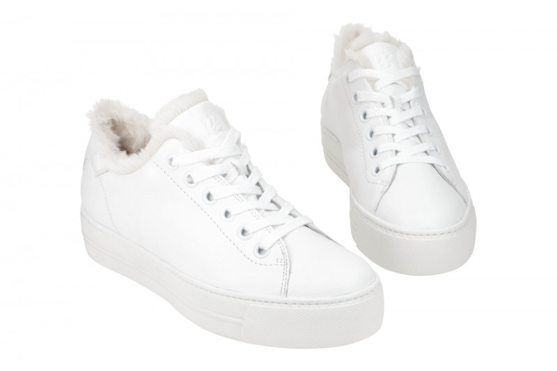 Paul Green 5171 Schuhe Sneaker weiß Plateau Warmfutter