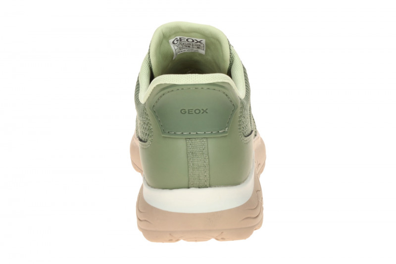 Geox Spherica Sneaker Schuhe grün olive Damen FASTin D657MD