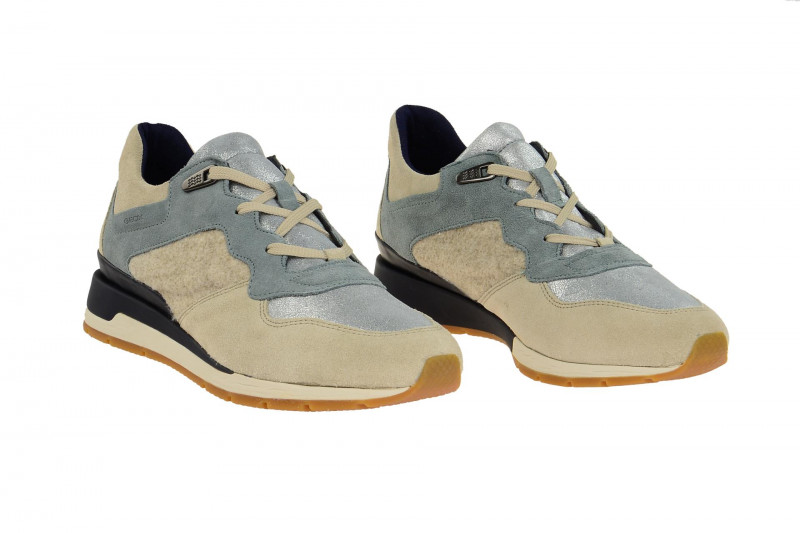Geox Sneaker Schuhe Shahira beige blau