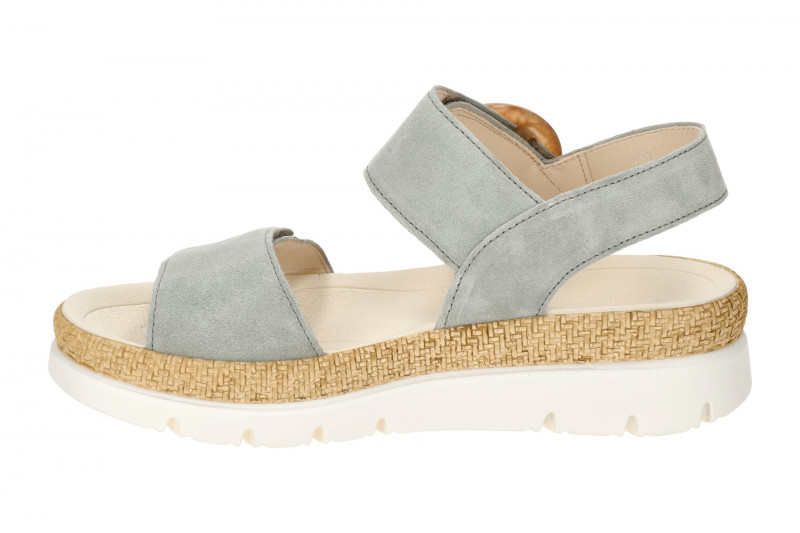Gabor Sandale grau pino Velour 43.723.19
