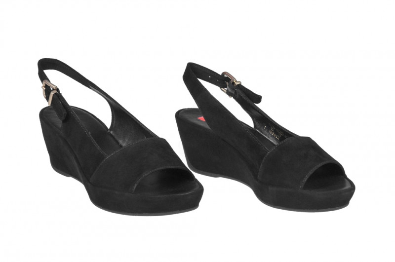 Högl Keil Sandale in schwarz