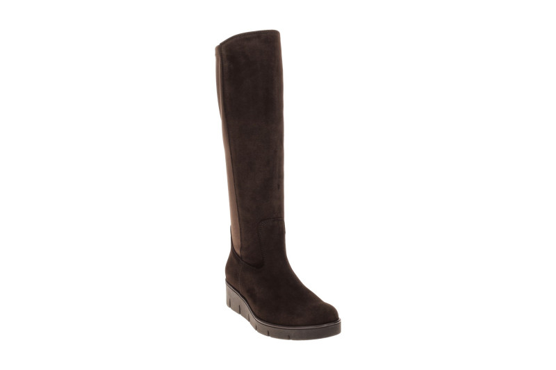 Gabor Keil Schaftstiefel braun Samtvelour Stretch 8005.03.002