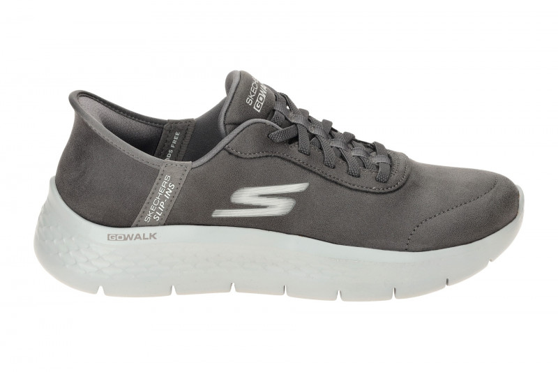 Skechers Go Walk Flex Schuhe grau Slip-Ins 124837