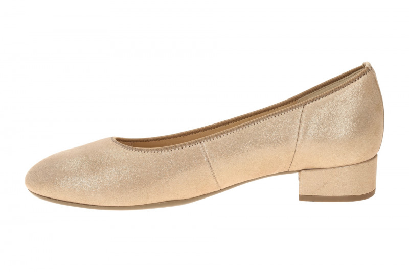 Gabor Pumps beige sand Glitzer 3001