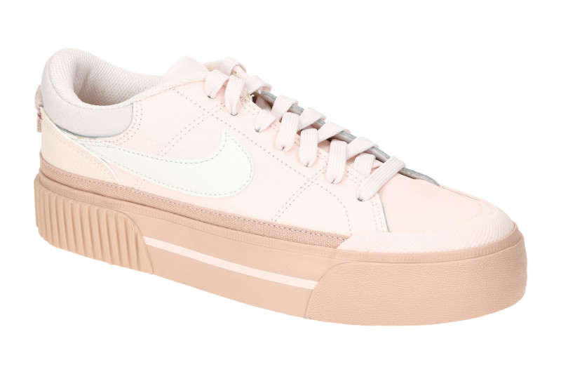 NIKE Court Legacy Lift Sneaker rosa Damen Plateau DM7590