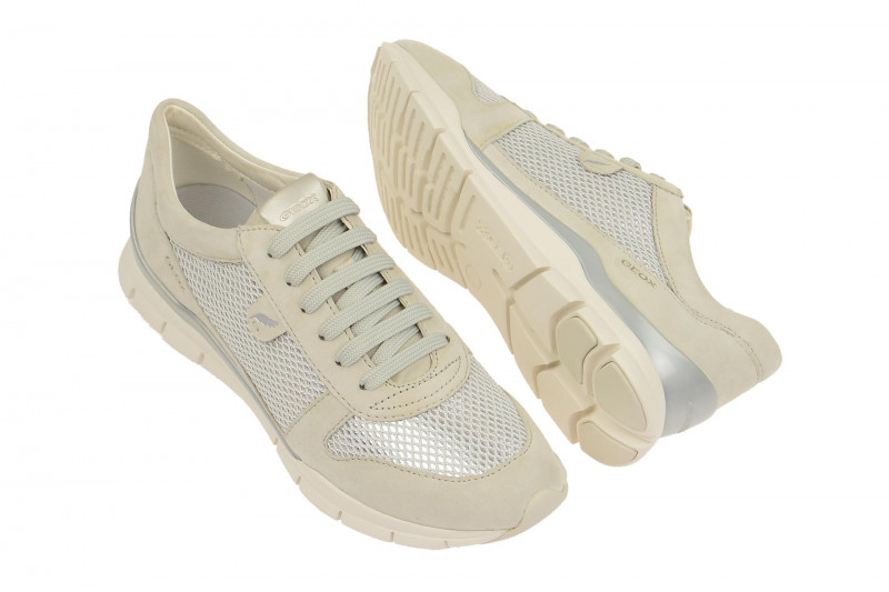 Geox Sukie Schuhe grau silber D52F2A