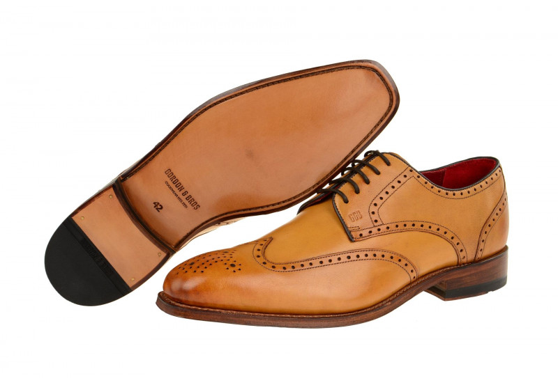Gordon Bros Schuhe Havret braun tan Rahmengenäht 2466-B