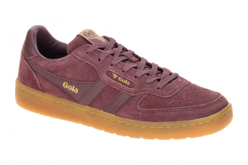 Gola Hawk Suede Schuhe Sneakers rot wine Damen CLB571
